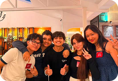 The Katharchive team posing together at a gathering