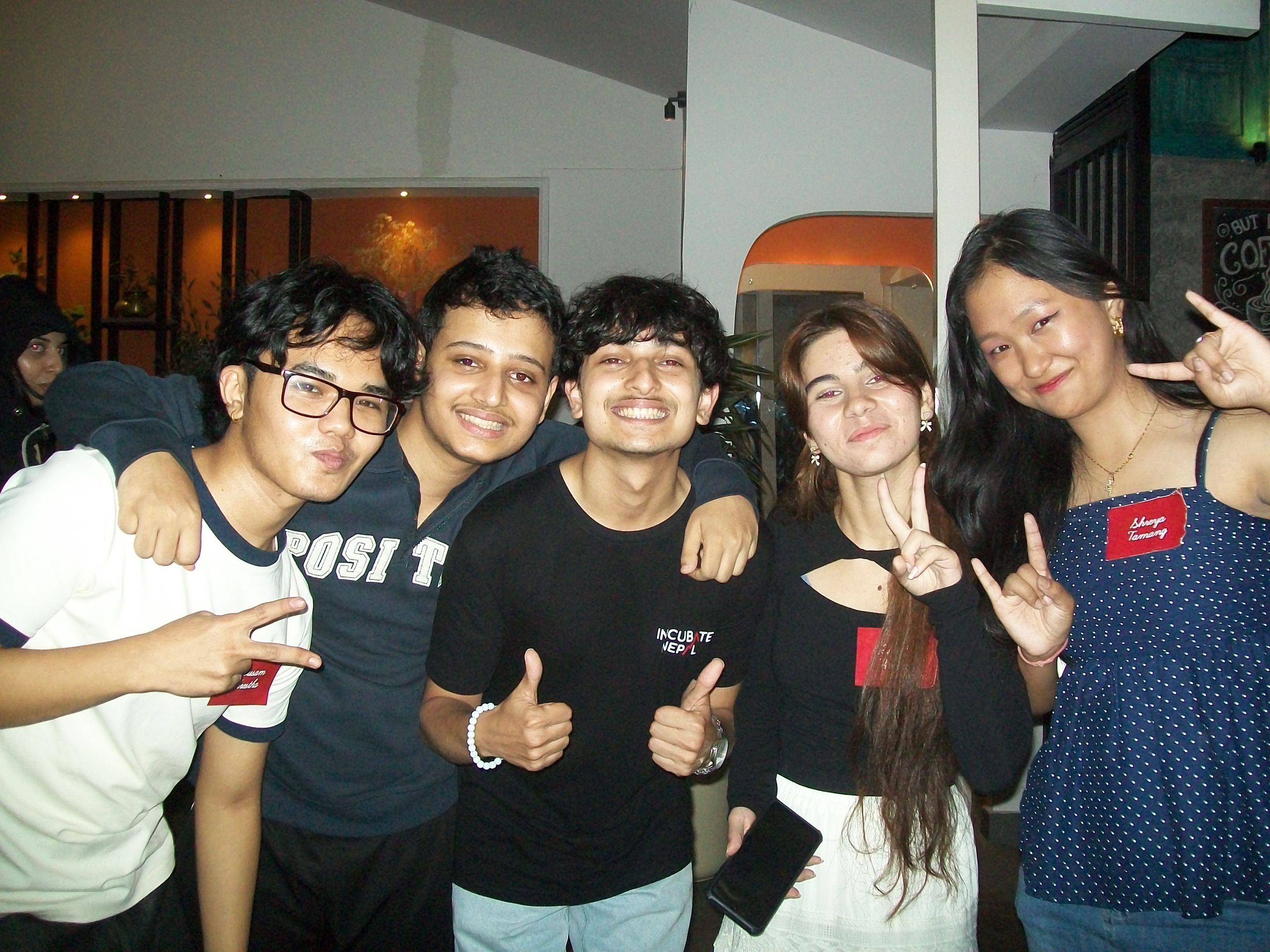 The Katharchive team celebrating together